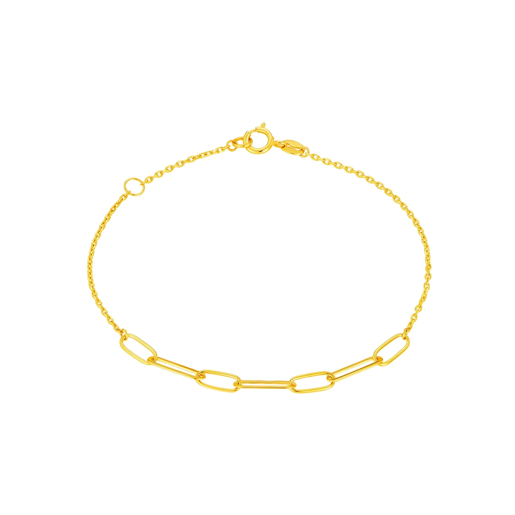 14K Gold Eterna Link Bracelet