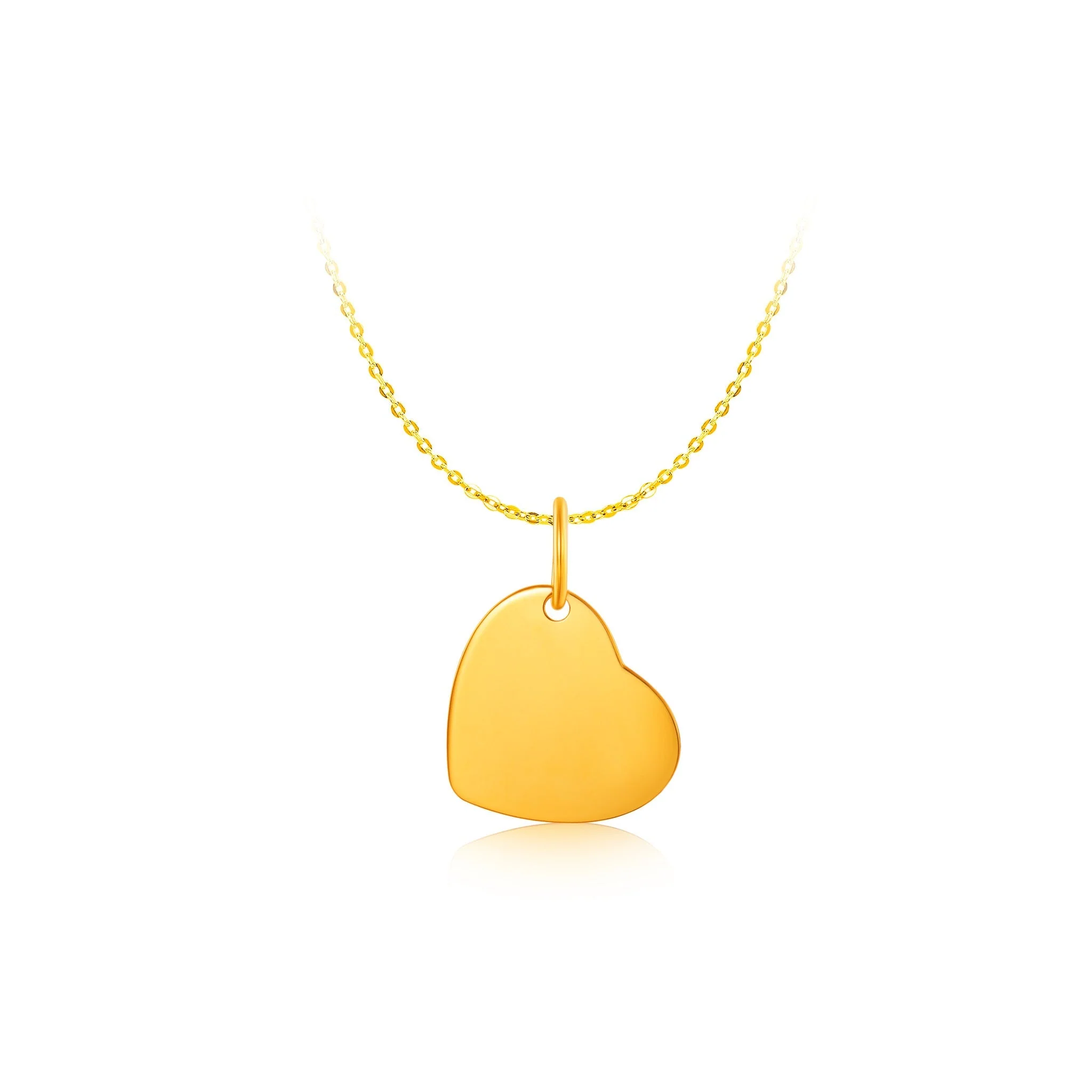14K Gold Heart Timeless Infinity Pendant - Image 5