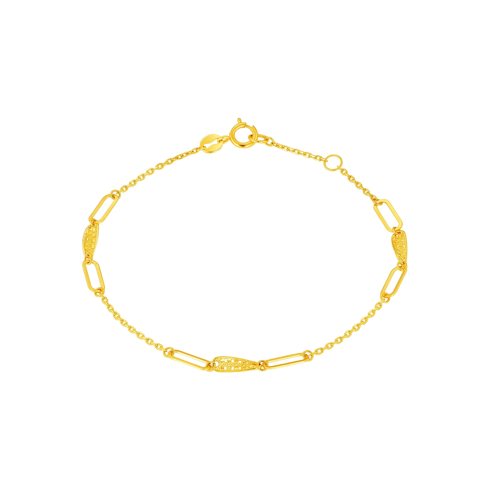 14K Gold Whisper Twist Bracelet
