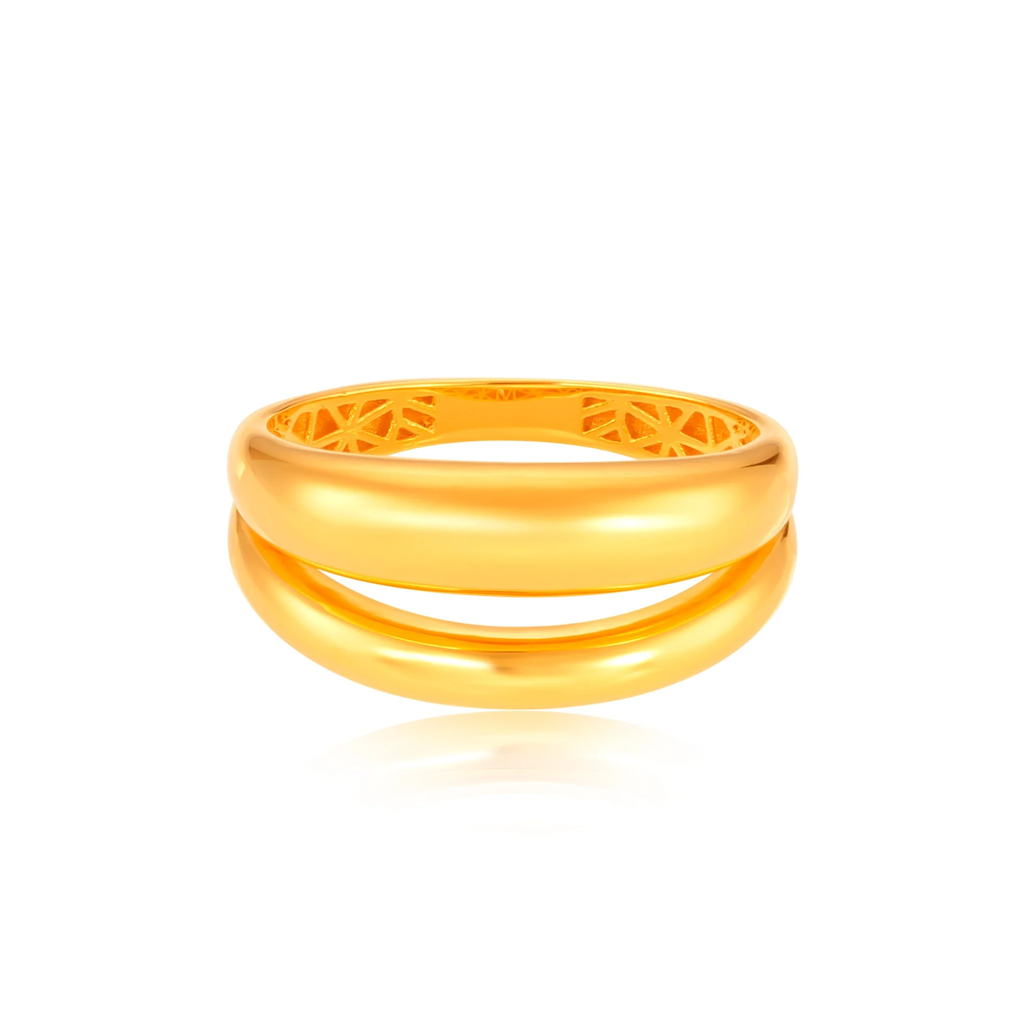 916 Gold Duet Ring