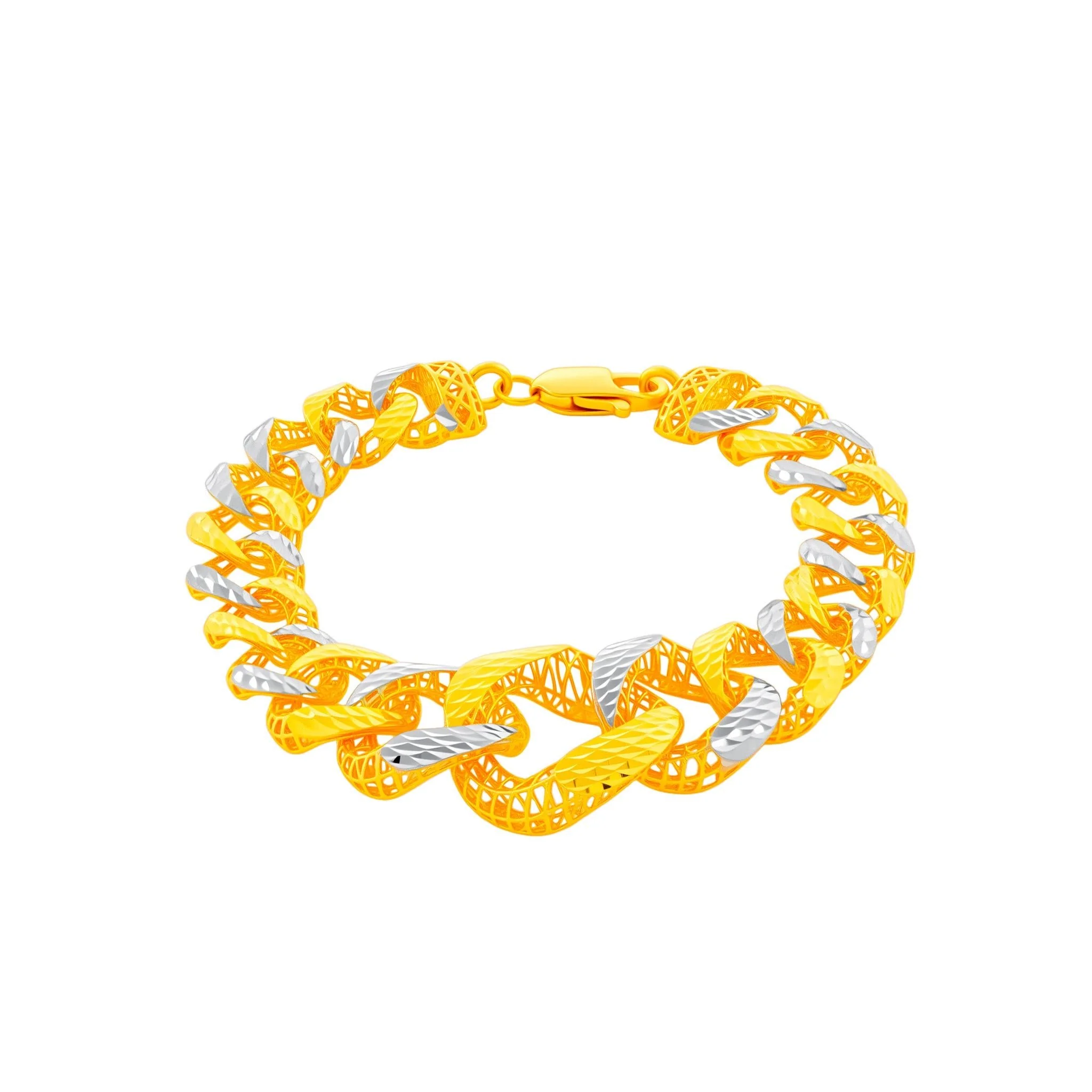 916 Gold Helix Bracelet - Image 2