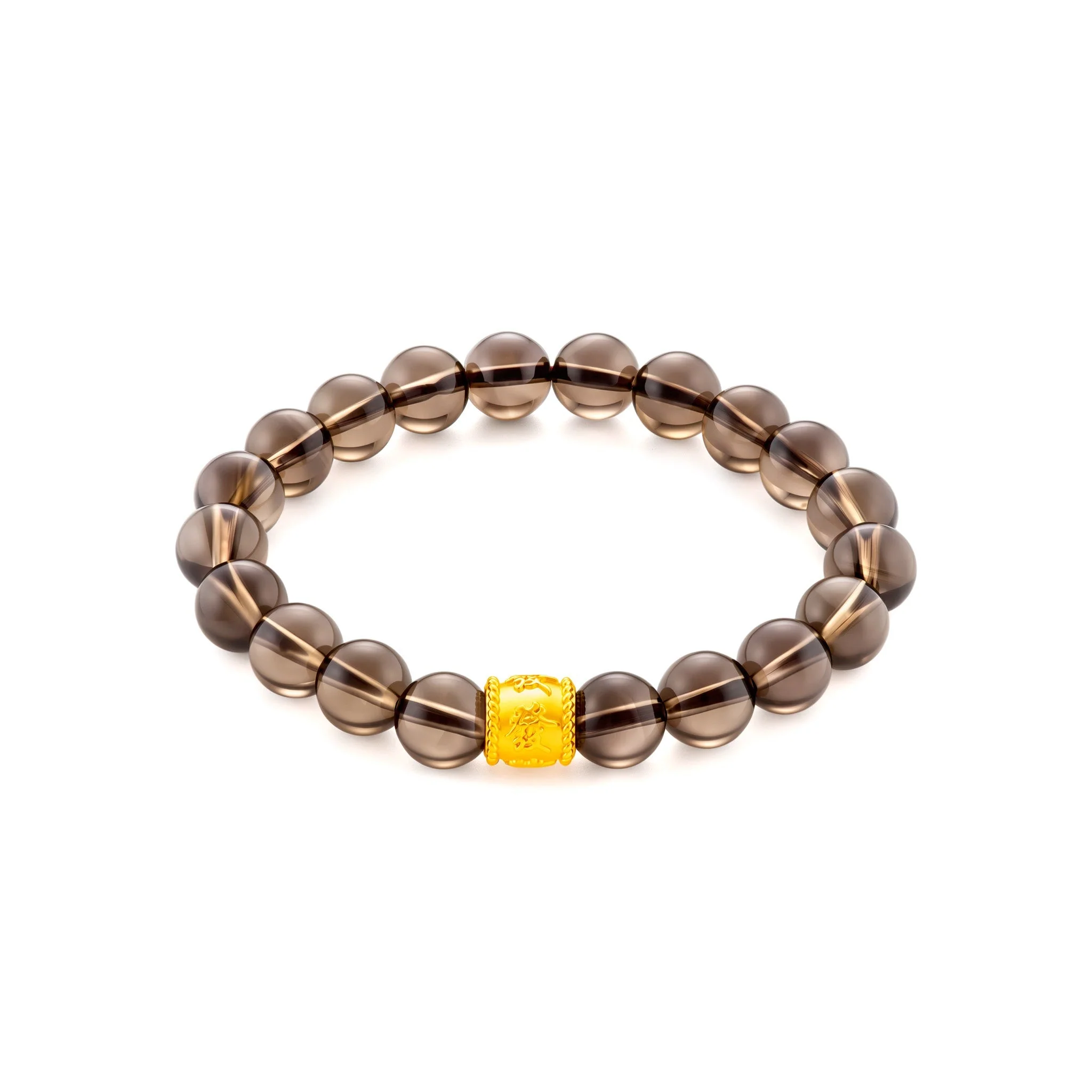 916 Gold Lucky Barrel Bracelet - Image 4