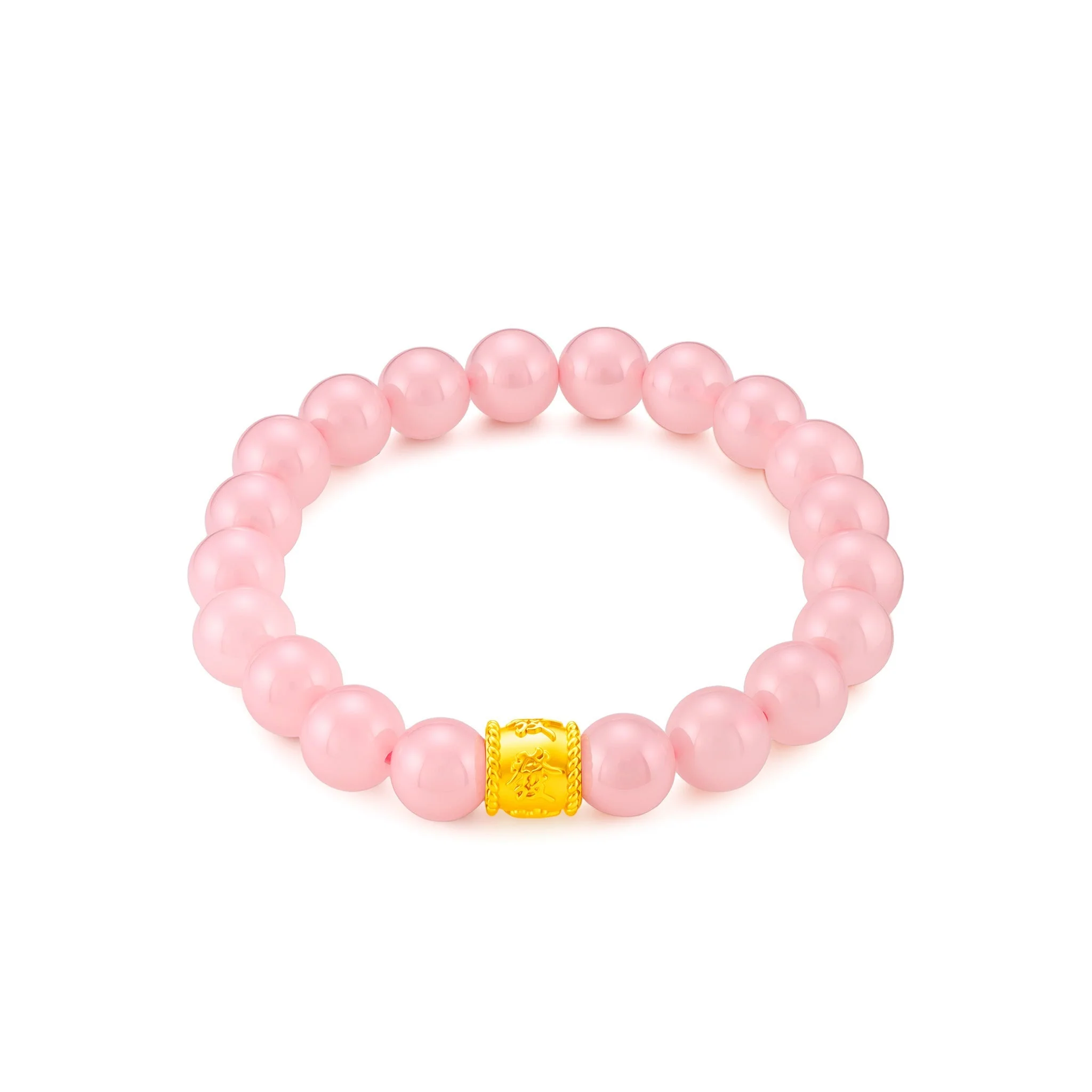916 Gold Lucky Barrel Bracelet - Image 5
