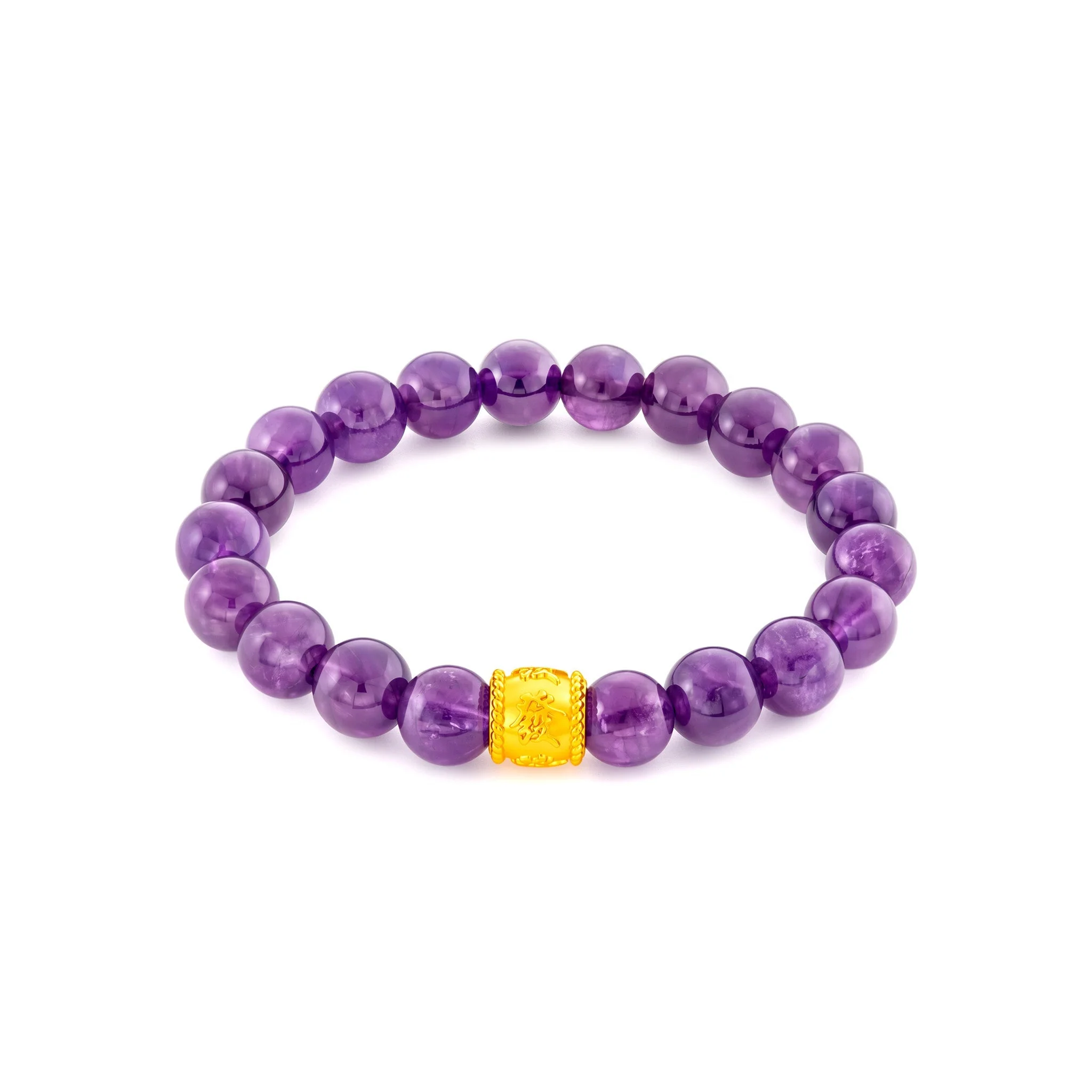 916 Gold Lucky Barrel Bracelet - Image 6