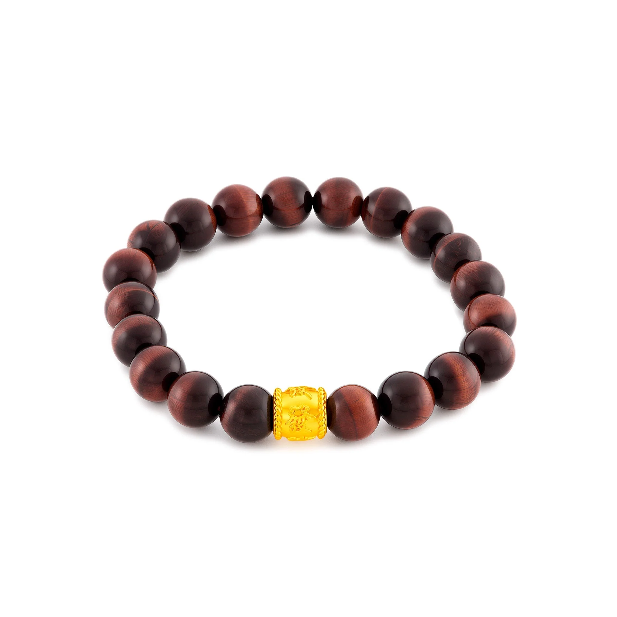 916 Gold Lucky Barrel Bracelet - Image 7