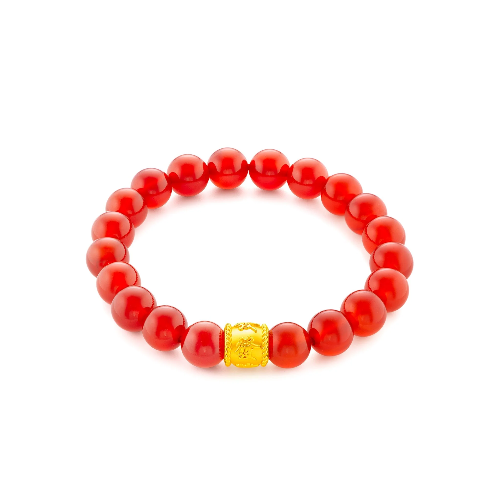 916 Gold Lucky Barrel Bracelet - Image 8