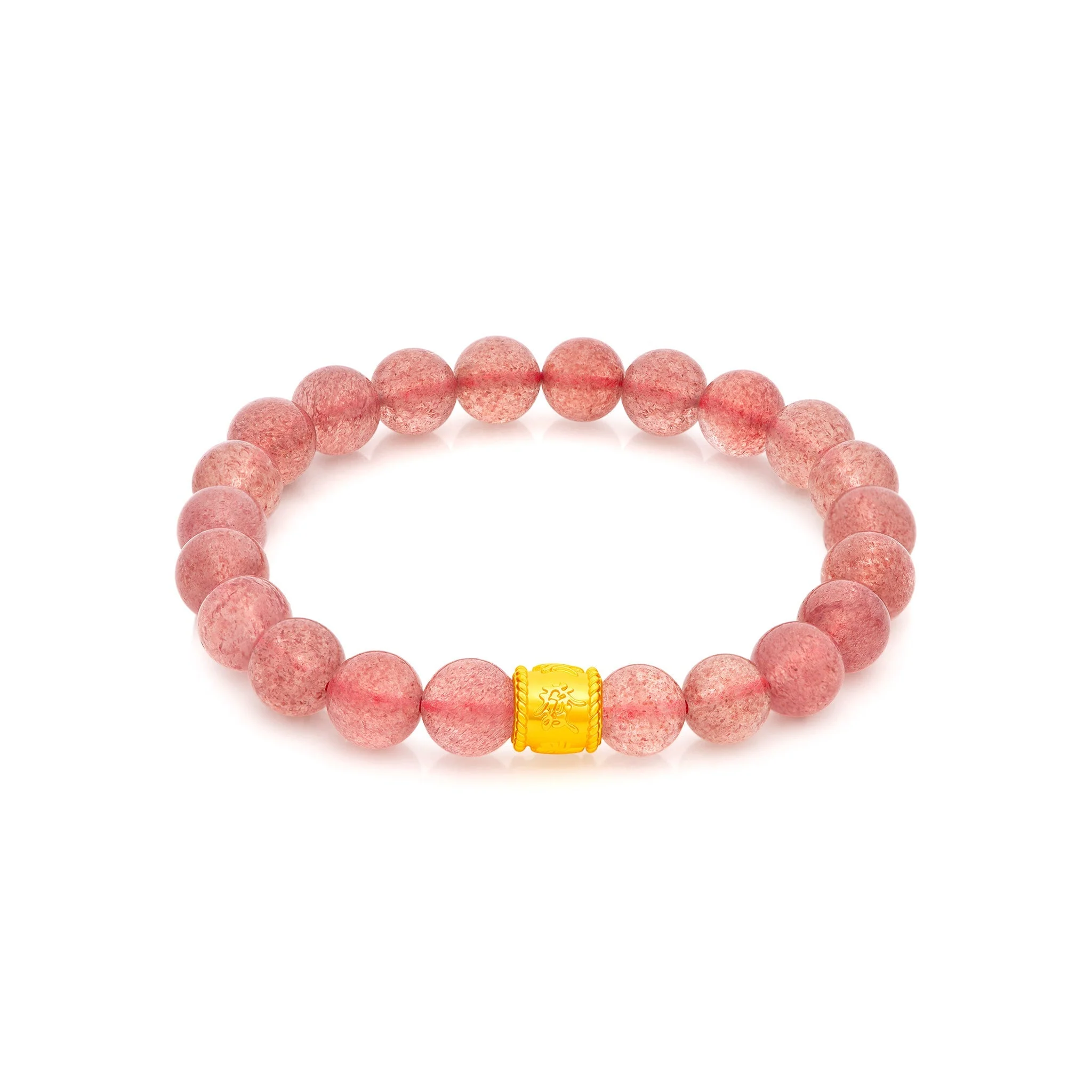 916 Gold Lucky Barrel Bracelet - Image 9