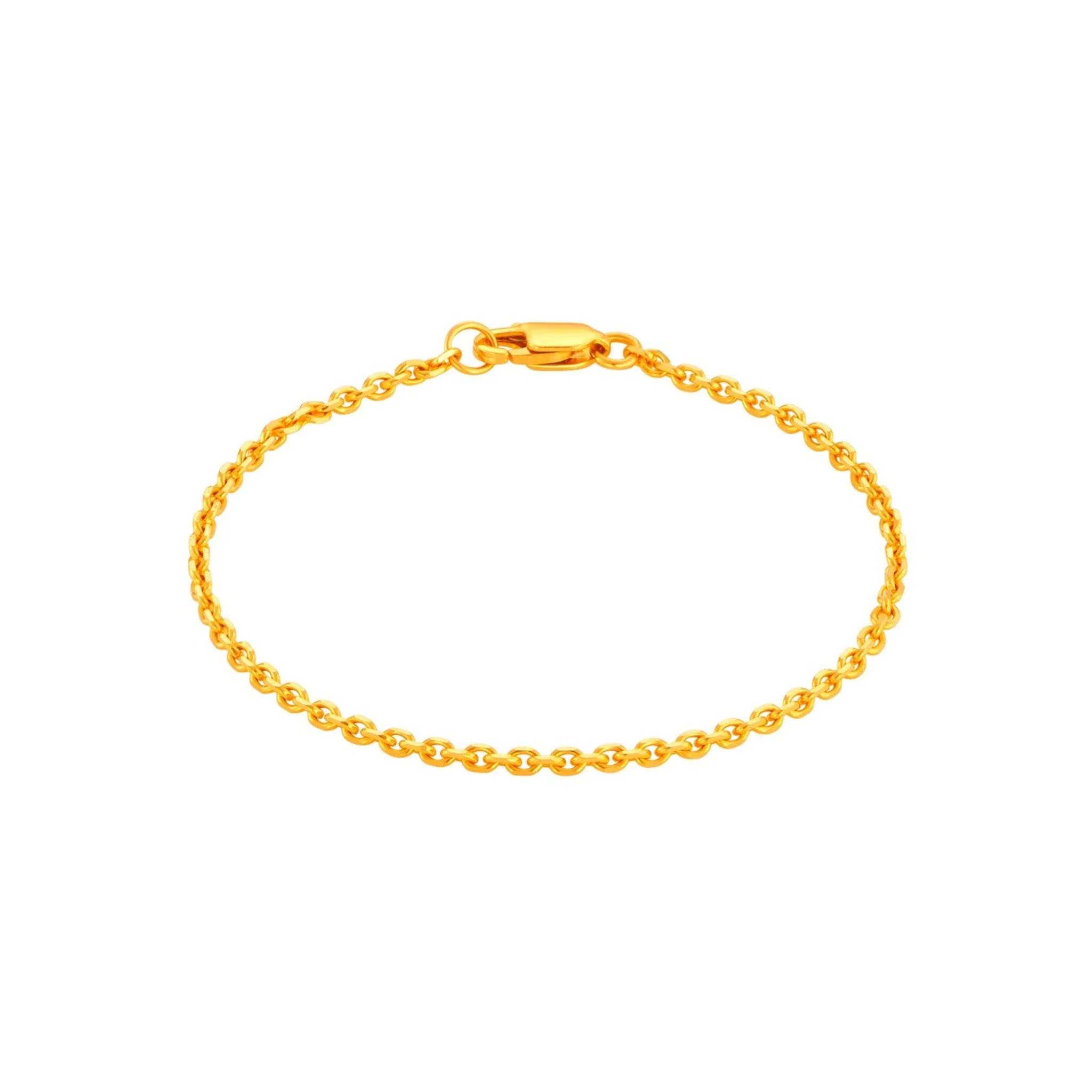 916 Gold Mini Wanzi 万字 Bracelet