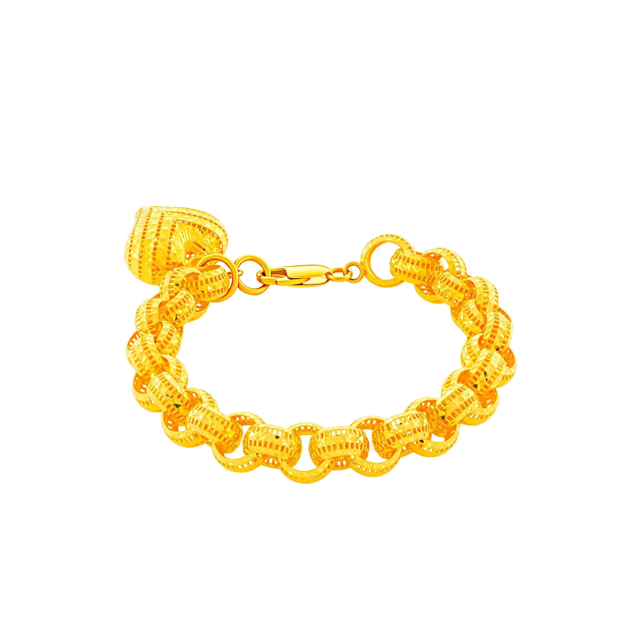 916 Gold Power of Love Bracelet - Image 2