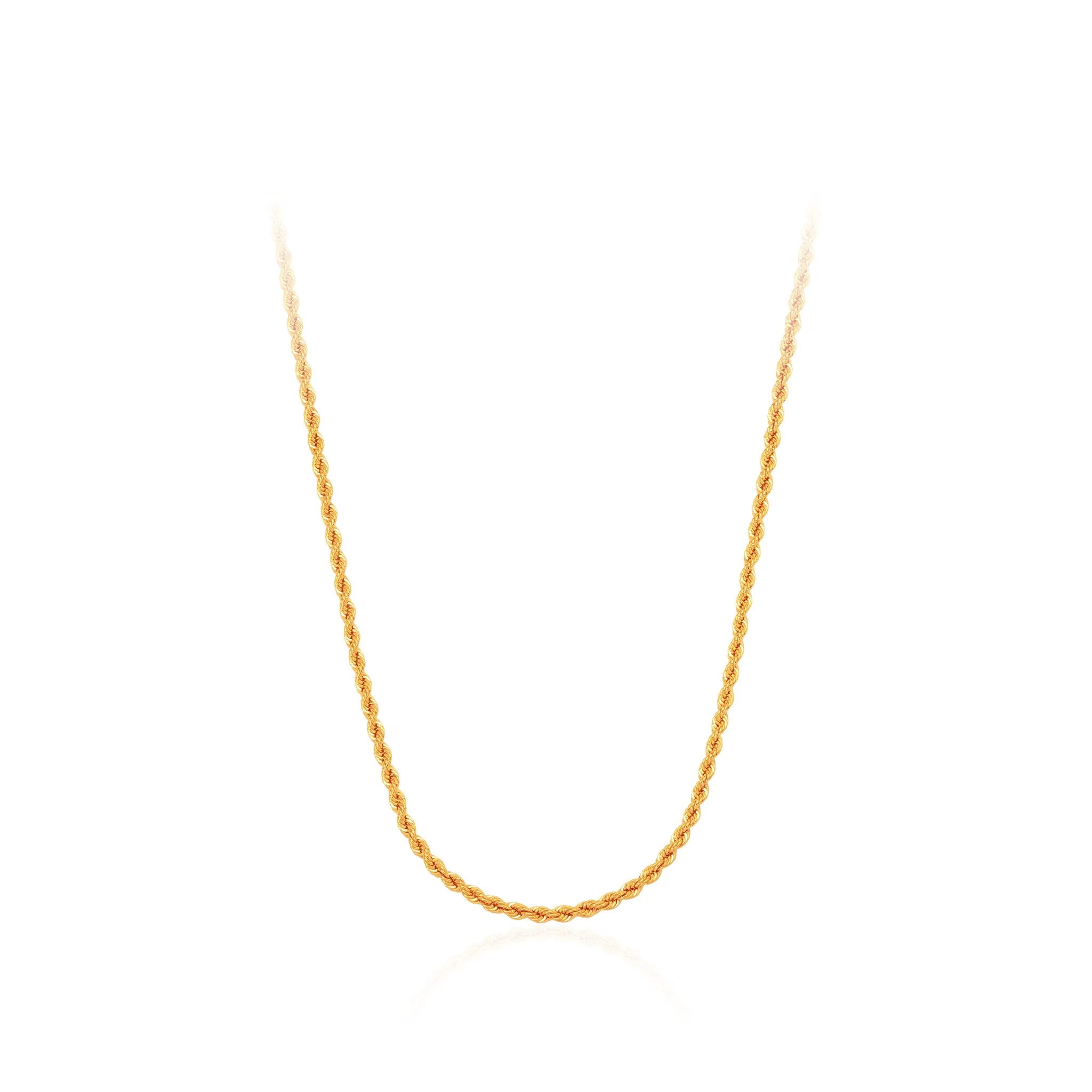 916 Gold Rope Chain (Hollow) - Image 6