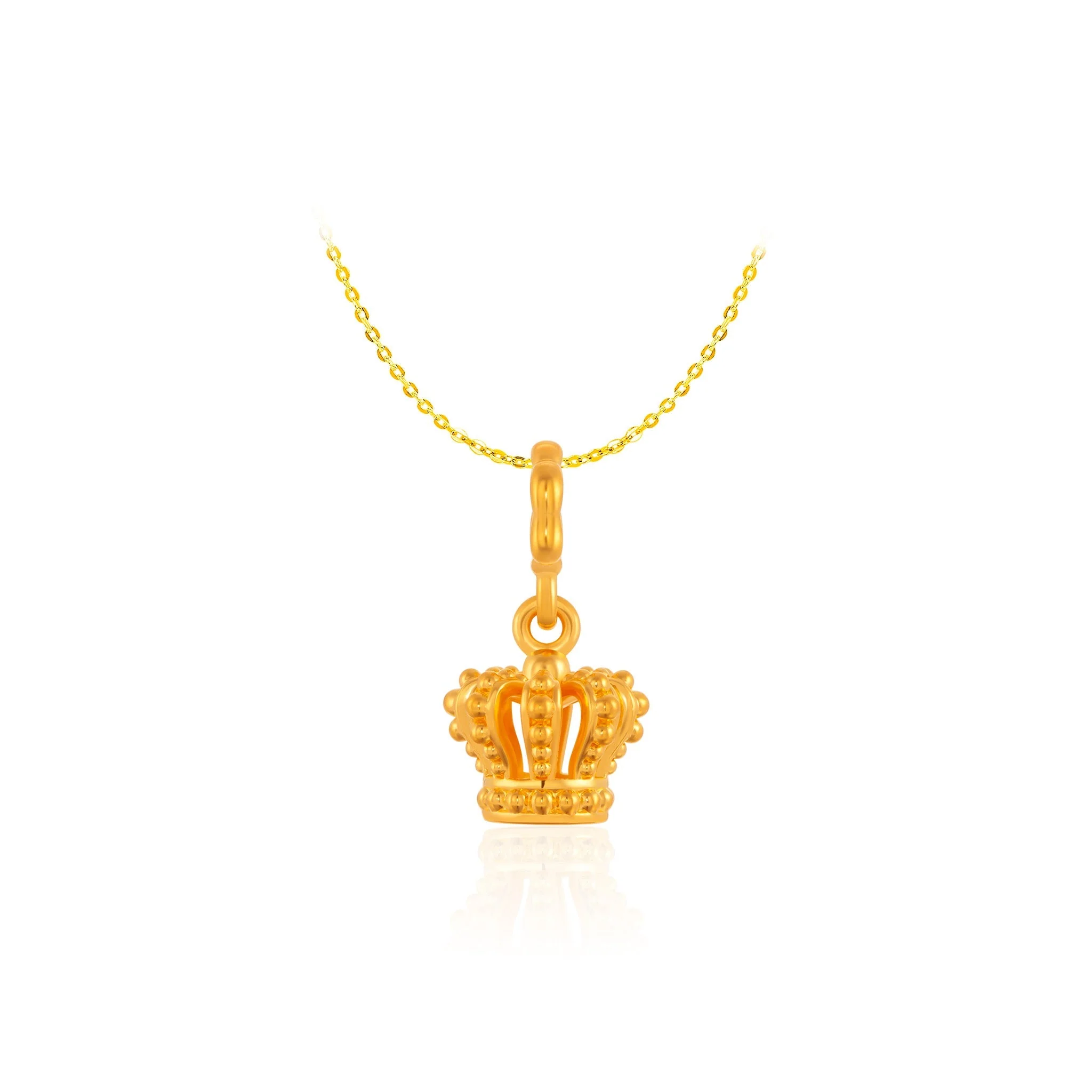 916 Gold Royal Queen Pendant