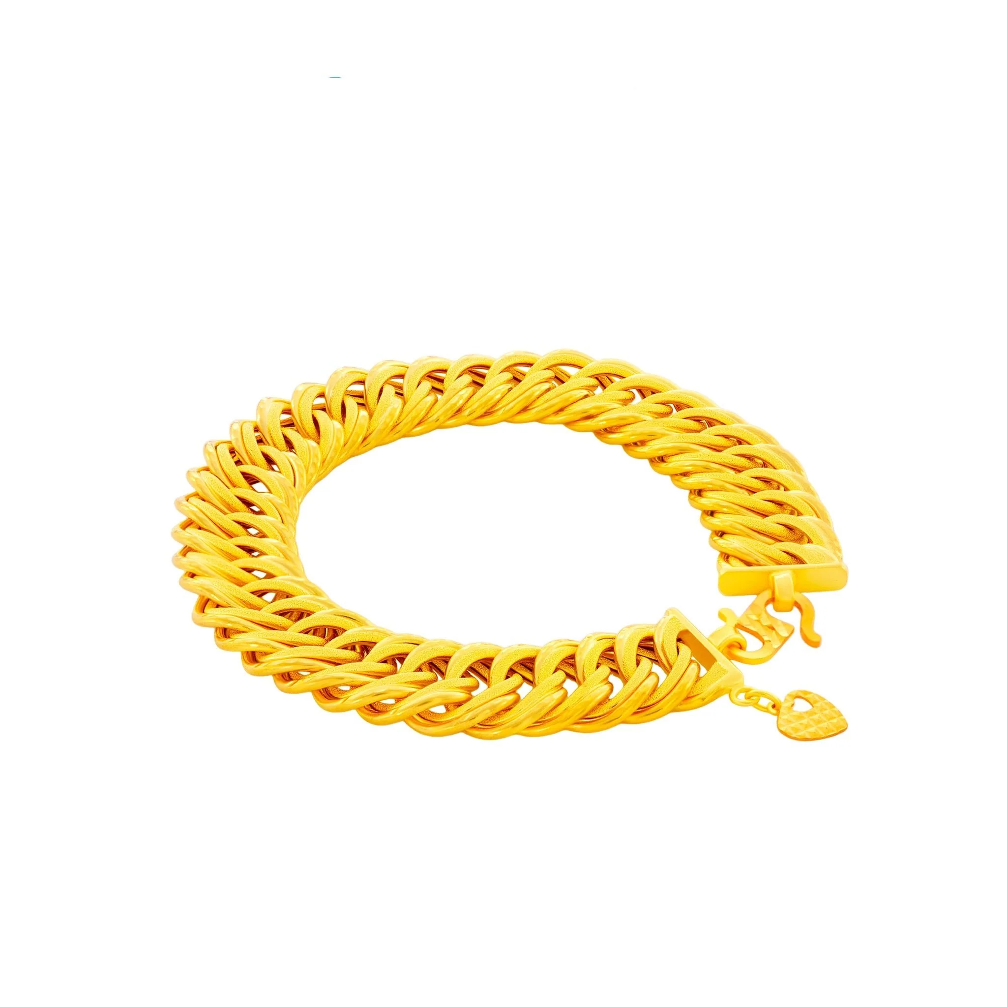 916 Gold Signature Link Bracelet - Image 2