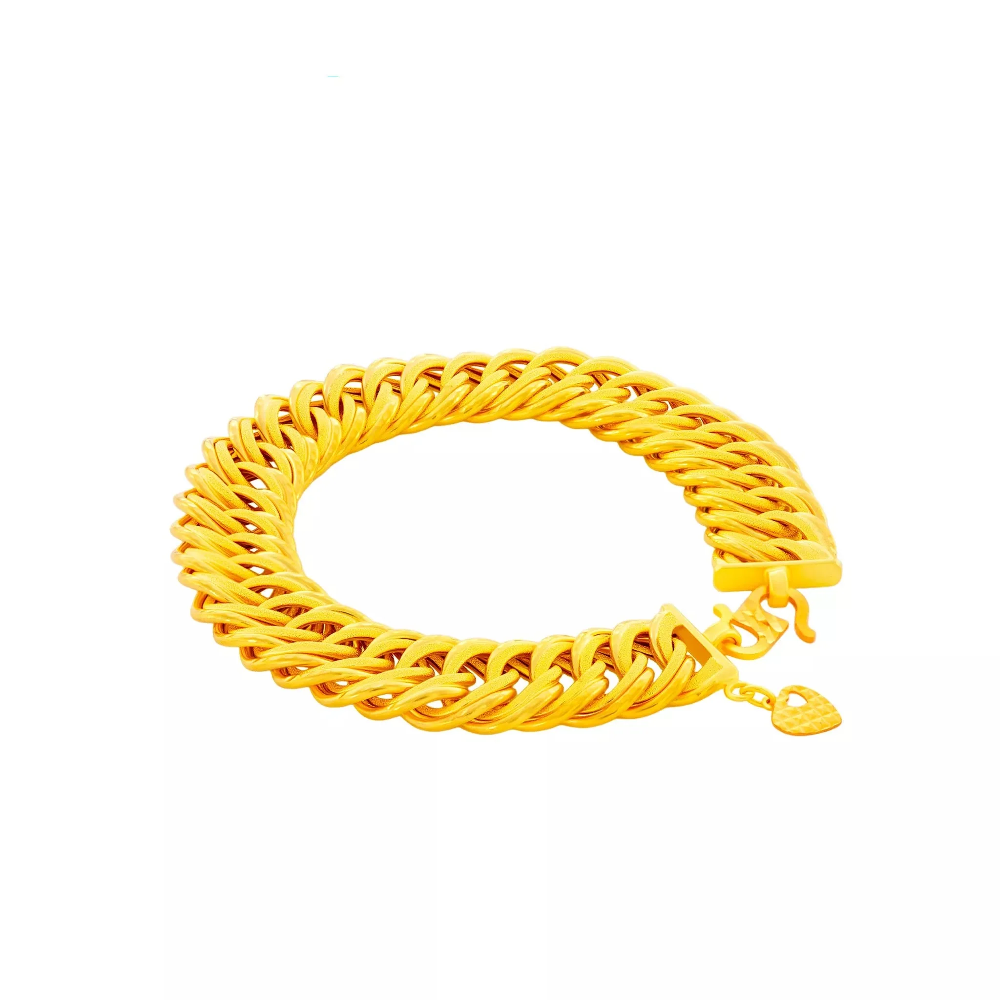 916 Gold Signature Link Bracelet - Image 5