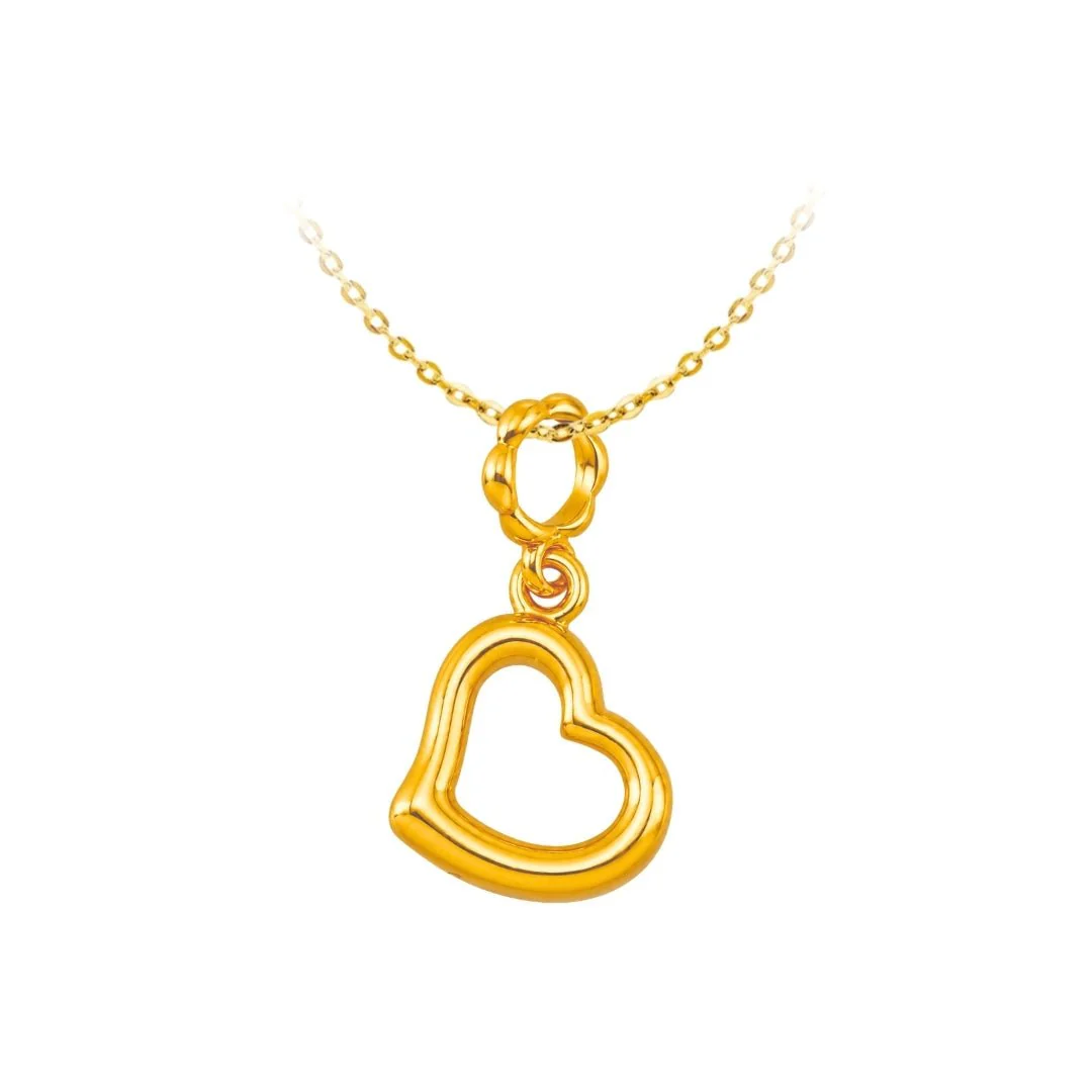 916 Gold Sweet Heart Pendant