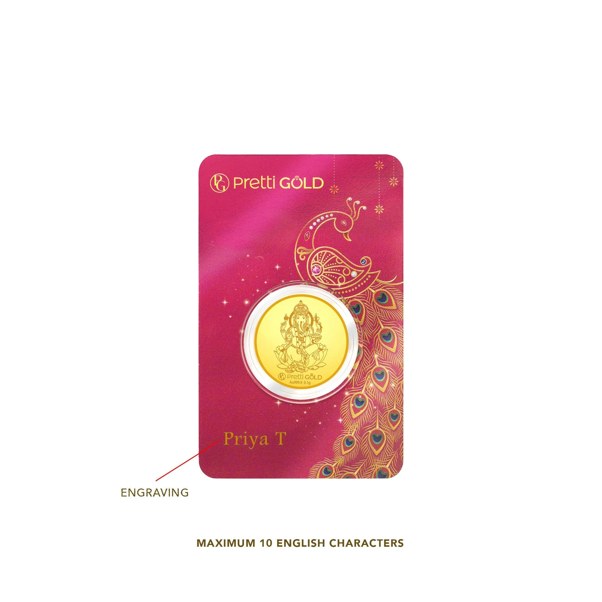999 Deepavali / Diwali Gold Coin - Image 12