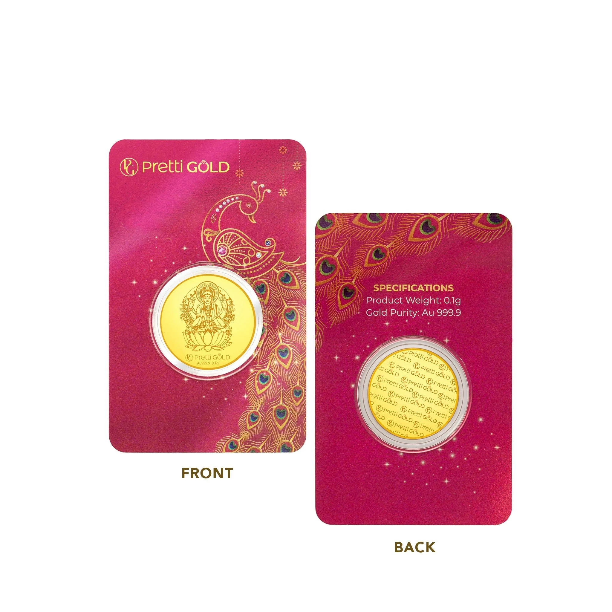 999 Deepavali / Diwali Gold Coin - Image 16