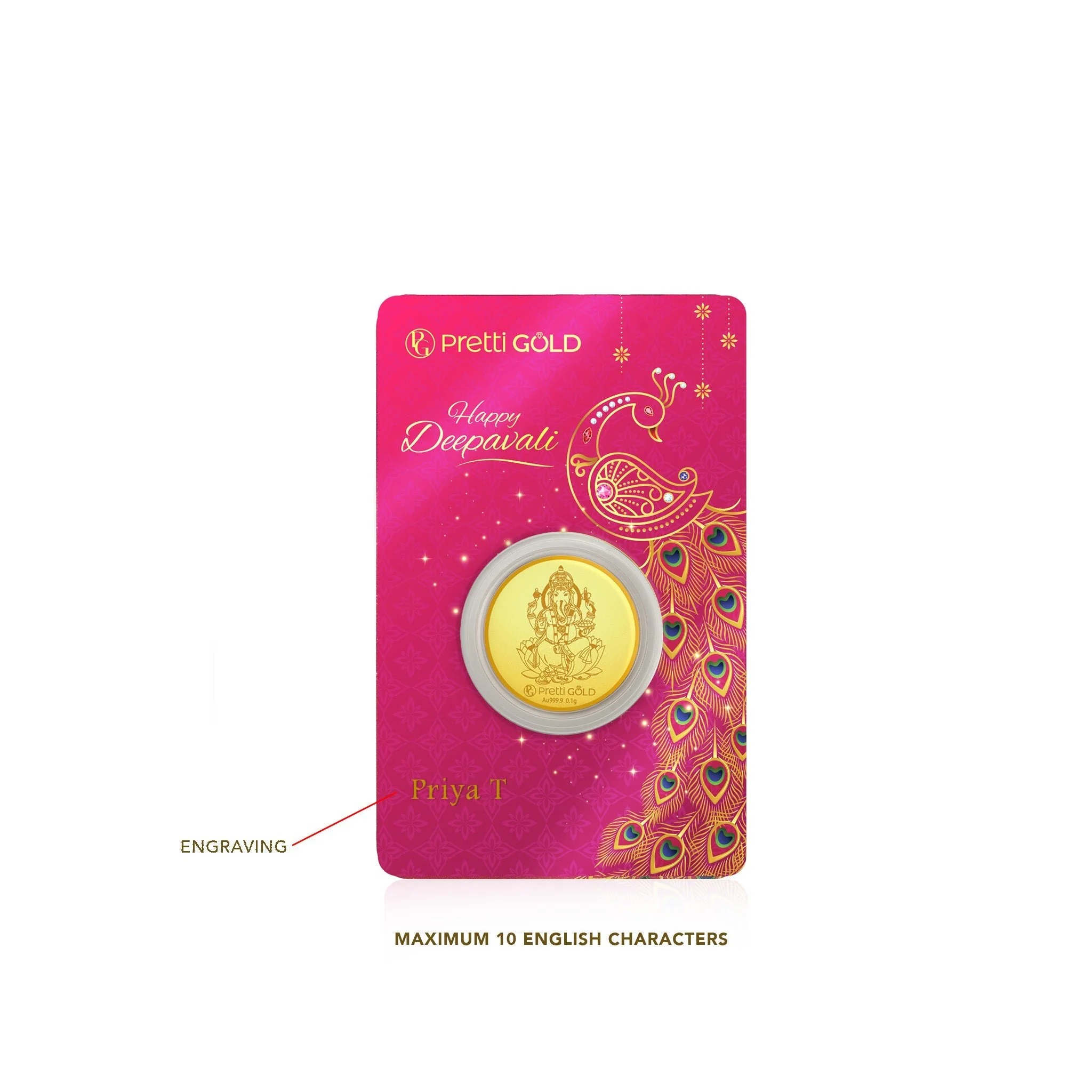 999 Deepavali / Diwali Gold Coin - Image 18