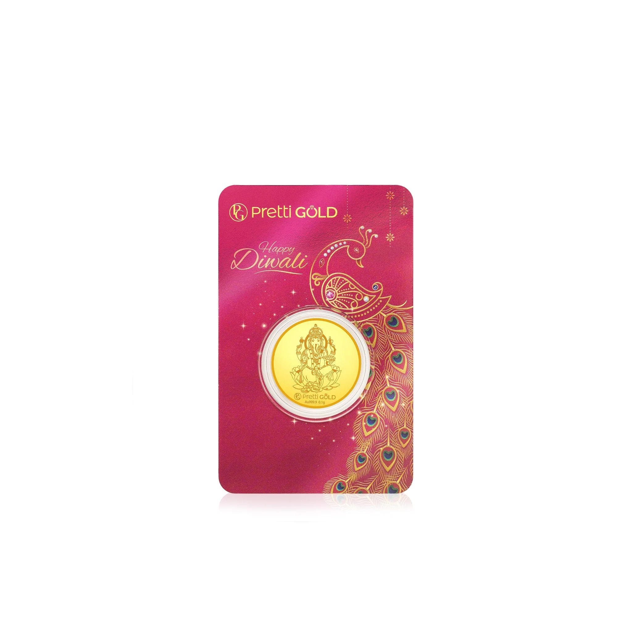 999 Deepavali / Diwali Gold Coin - Image 21