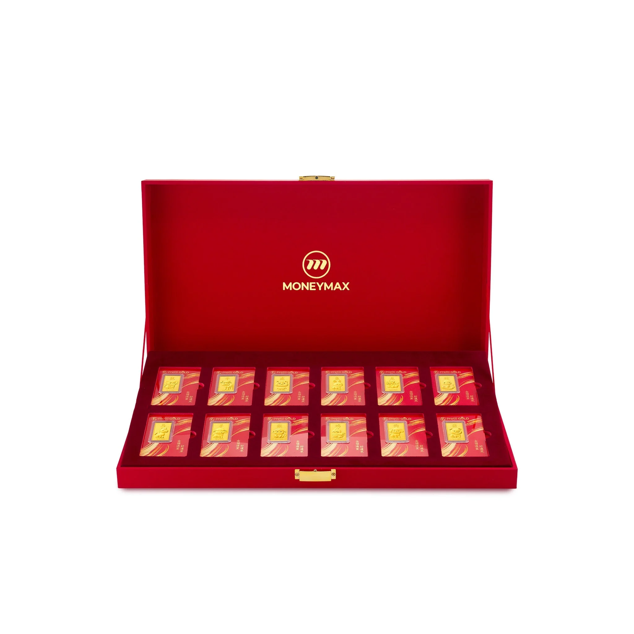 999 Gold 十二福星 12 Lucky Treasures Zodiac Pretti Gold Bar - Image 16