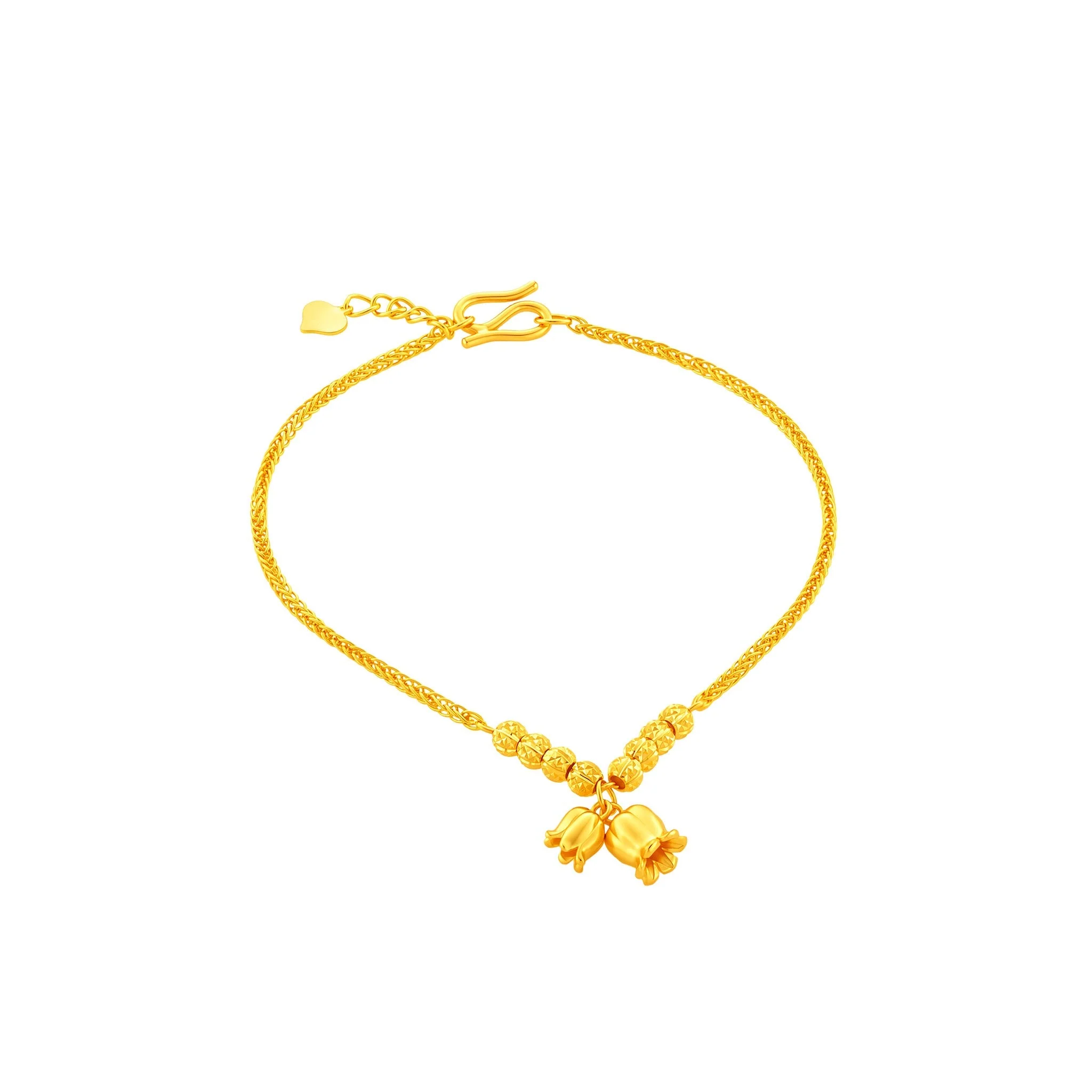 999 Gold Blooming Blossoms Bracelet (三生三世)
