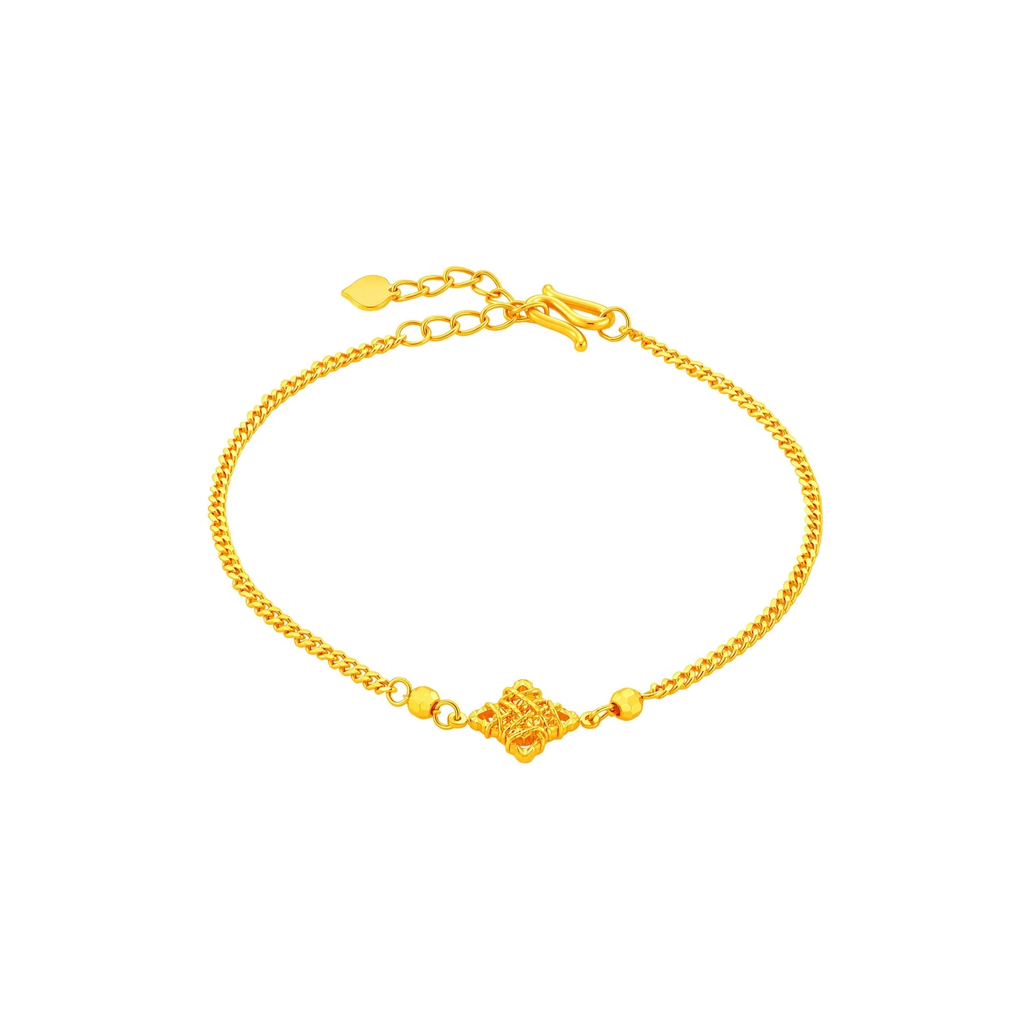 999 Gold Bound Star Bracelet (星想事成)