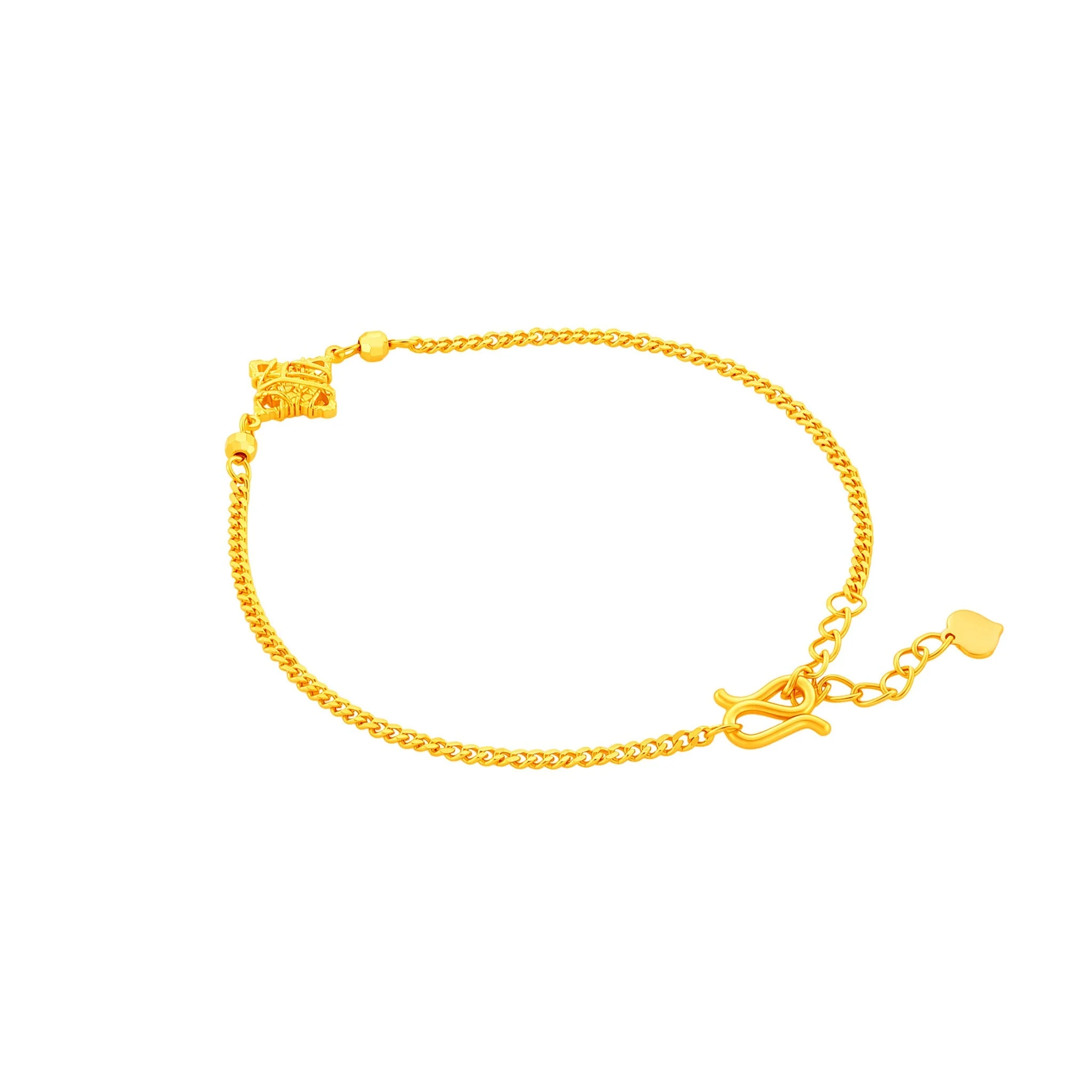 999 Gold Bound Star Bracelet (星想事成) - Image 2
