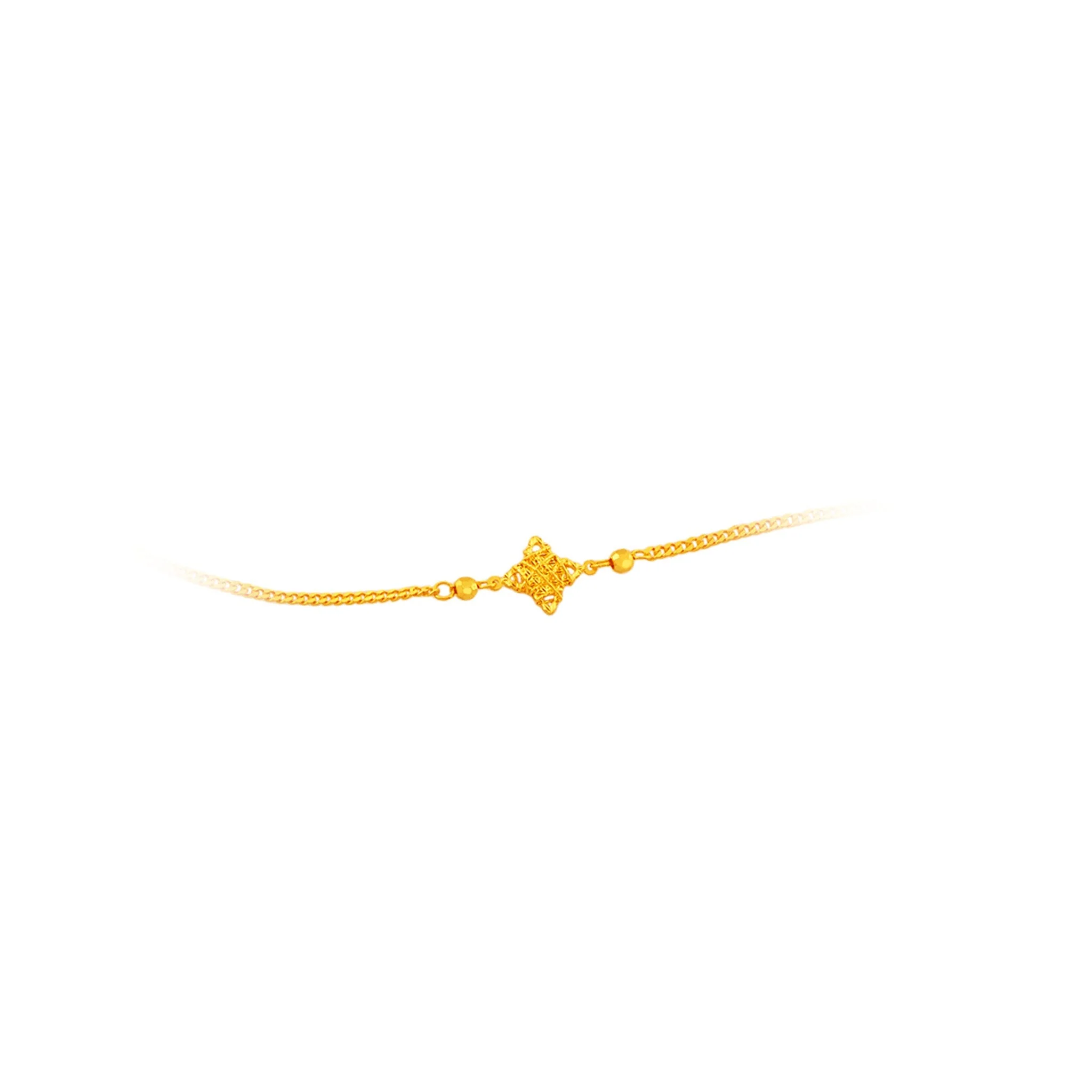 999 Gold Bound Star Bracelet (星想事成) - Image 3