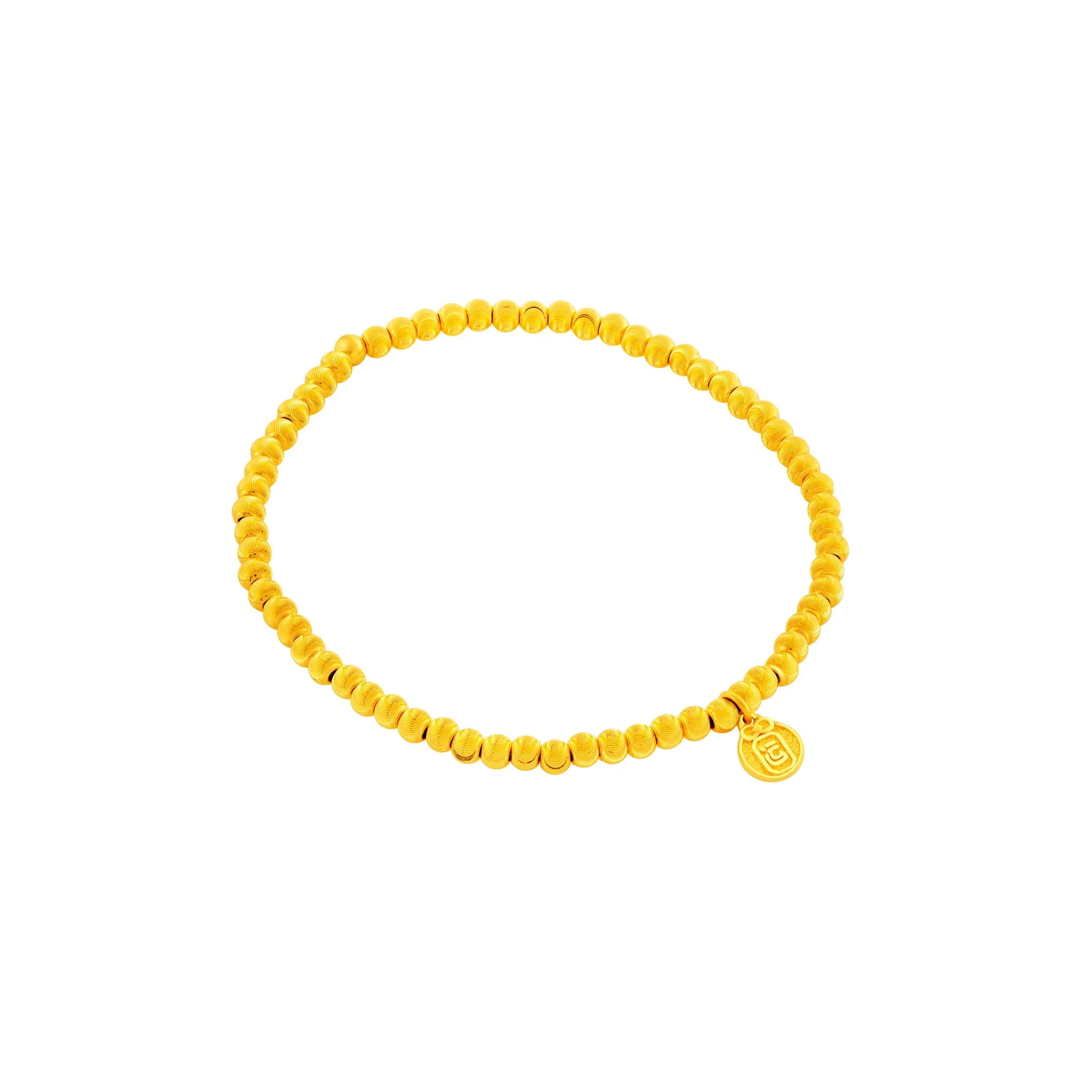 999 Gold Golden Sphere Bracelet - Image 6
