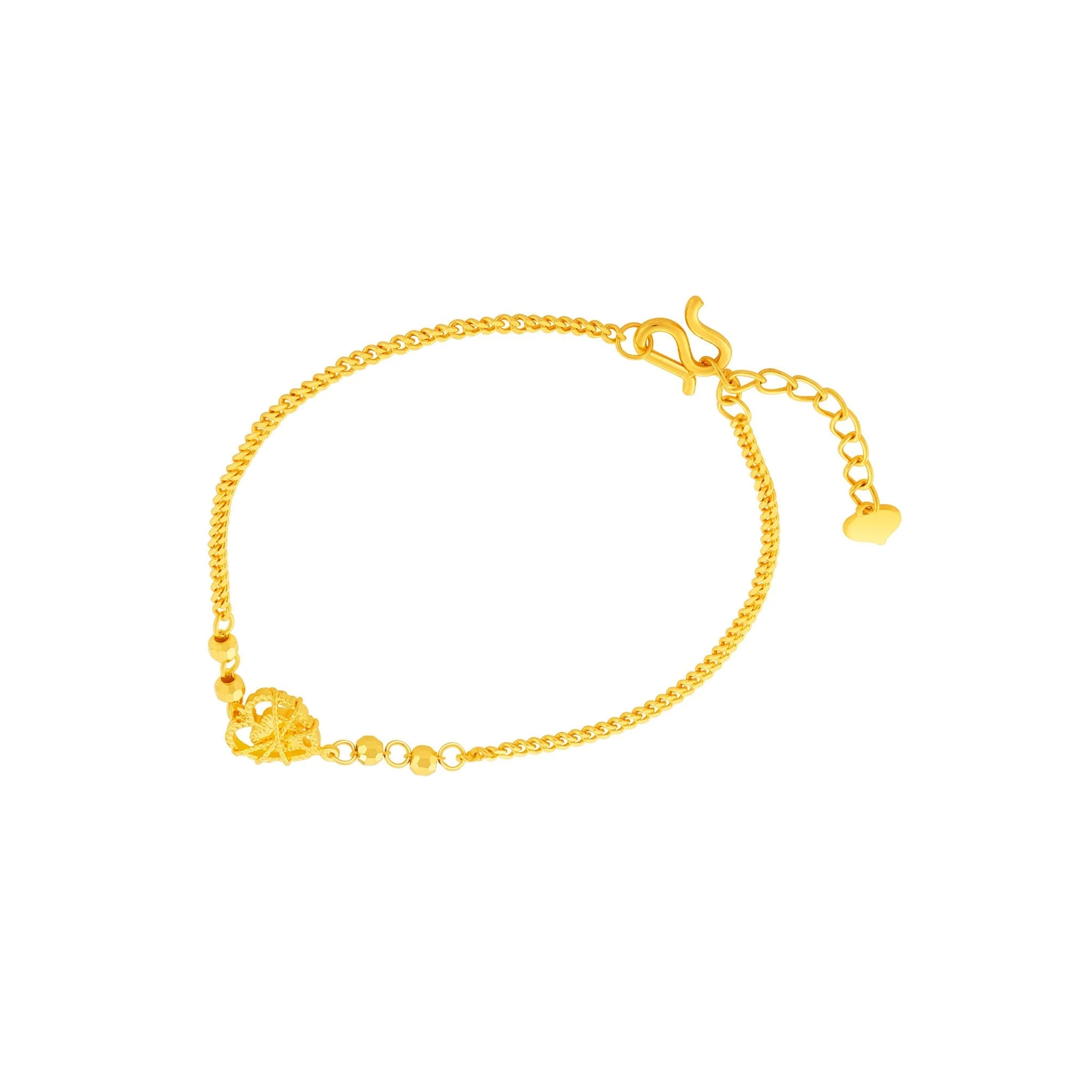 999 Gold Love Bound Bracelet