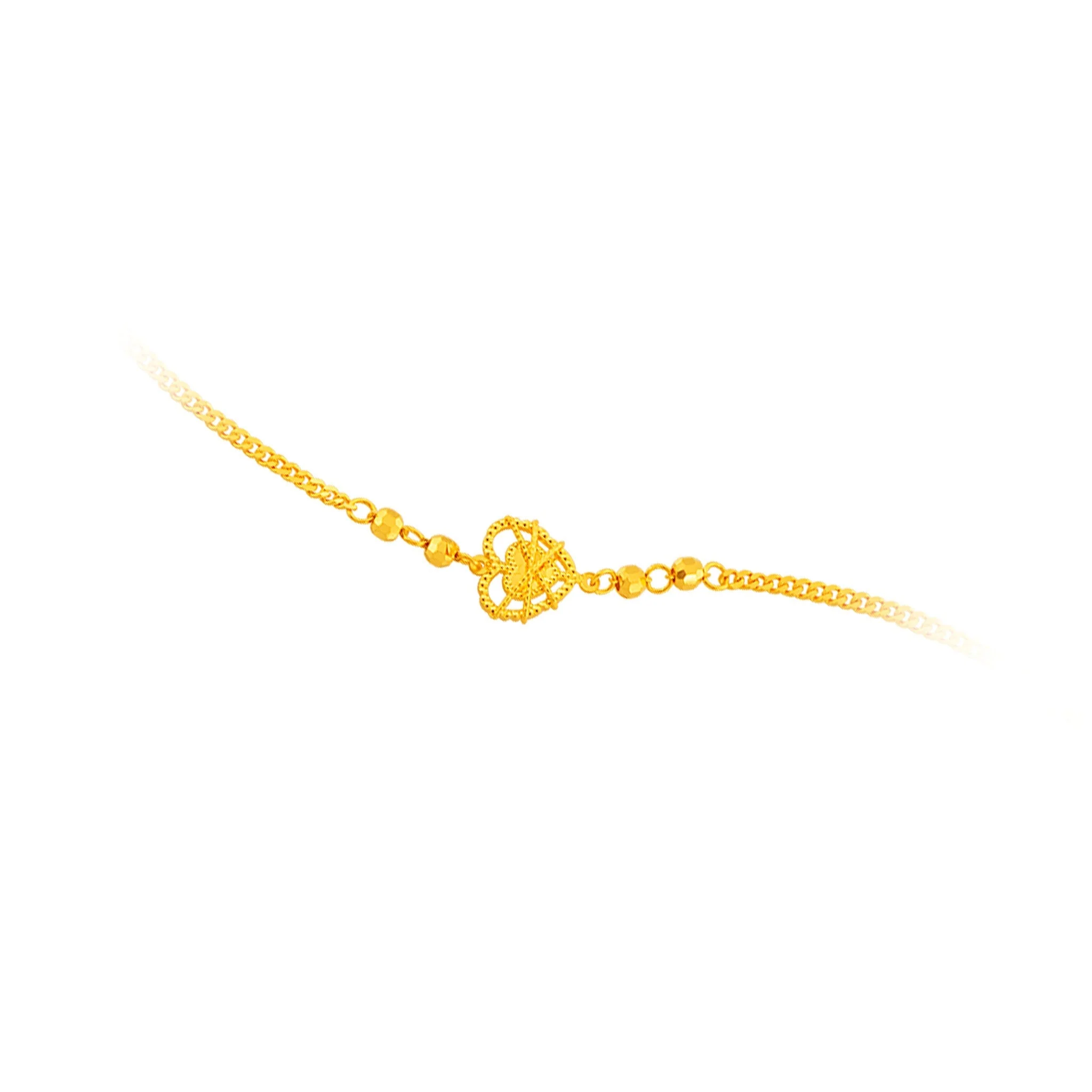999 Gold Love Bound Bracelet - Image 2
