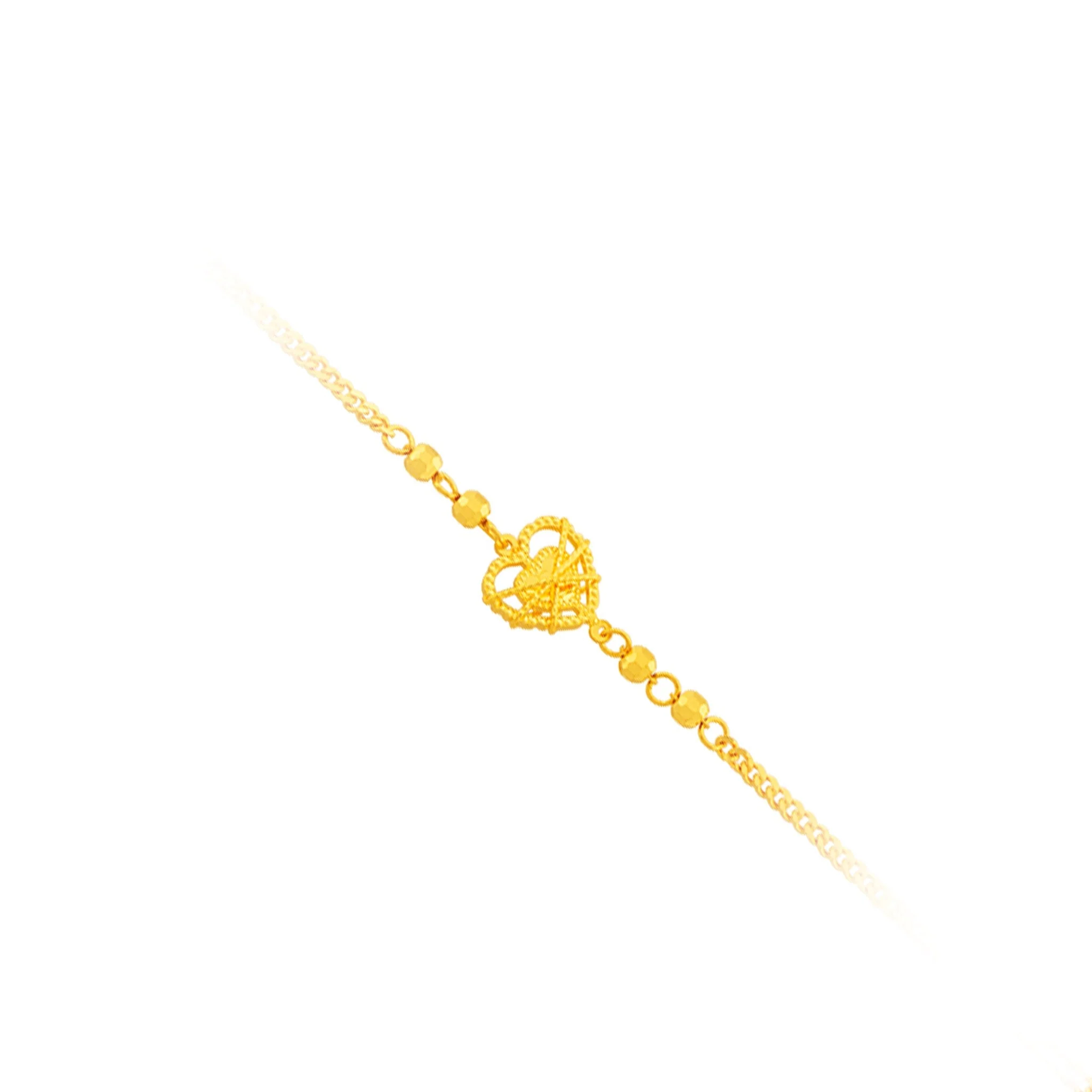 999 Gold Love Bound Bracelet - Image 3