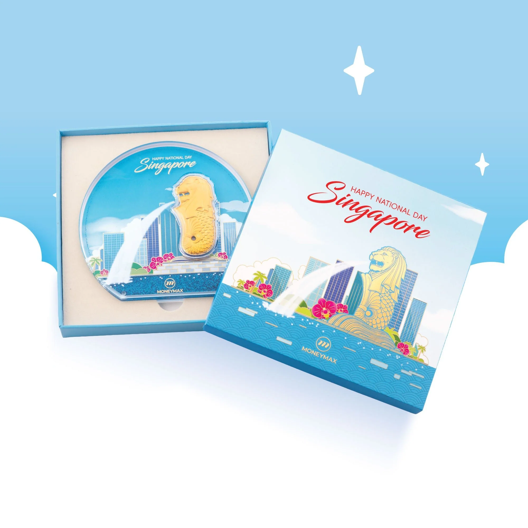 999 Gold Merlion Display - Image 3