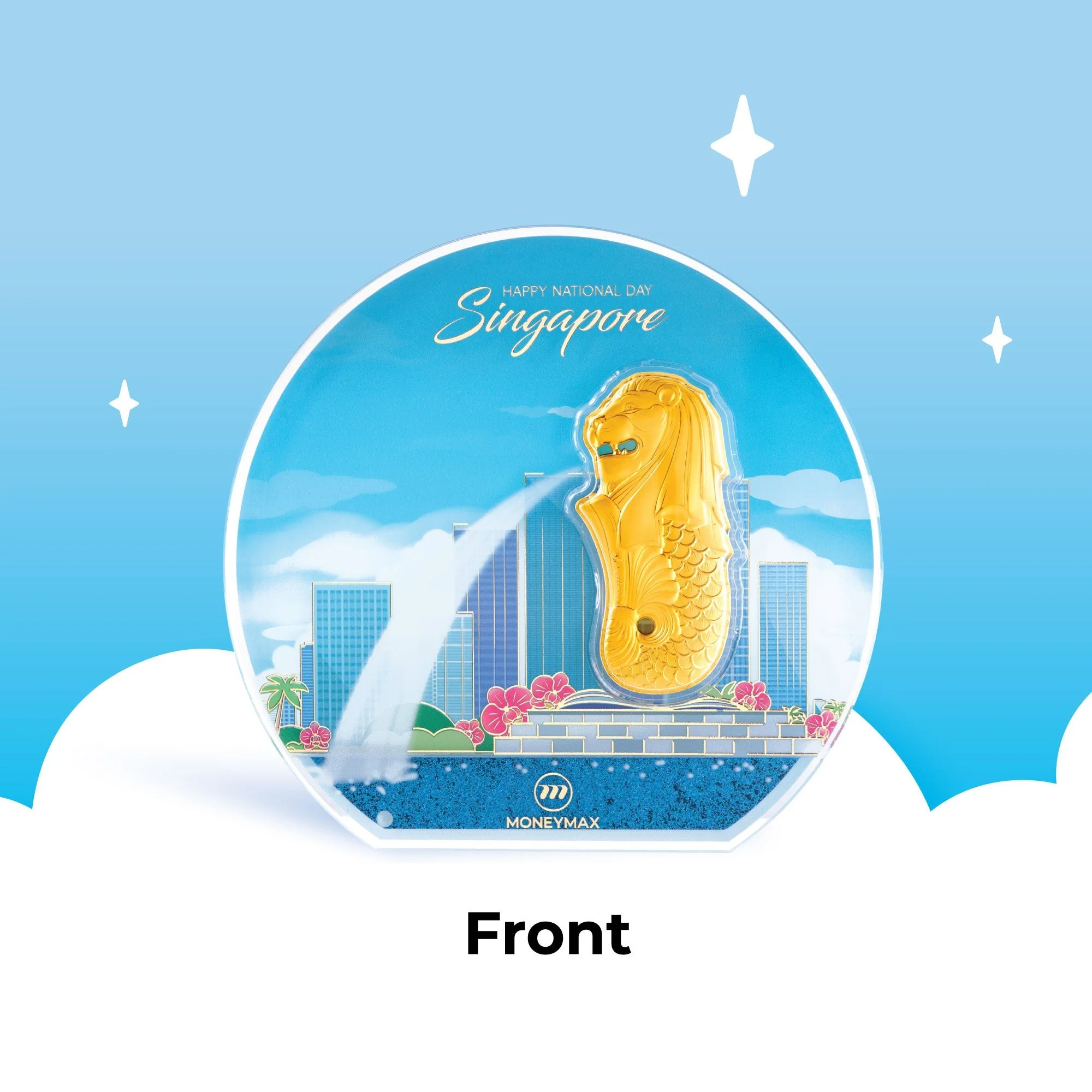 999 Gold Merlion Display - Image 4