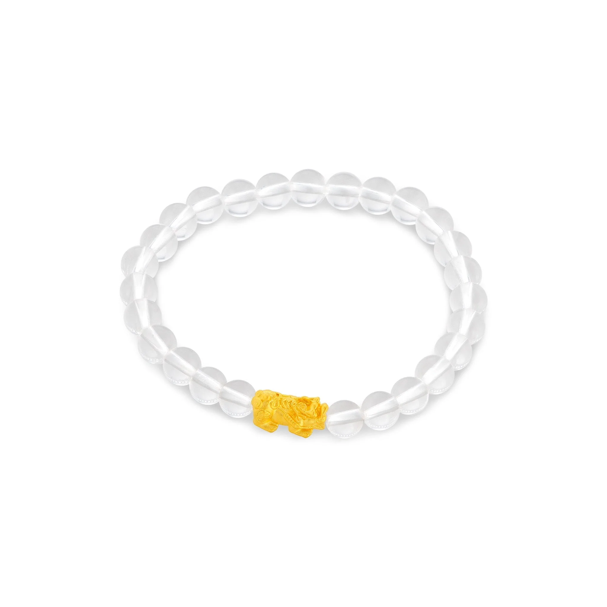 999 Gold Mini Pixiu 貔貅 with Auspicious Beads Bracelet - Image 18