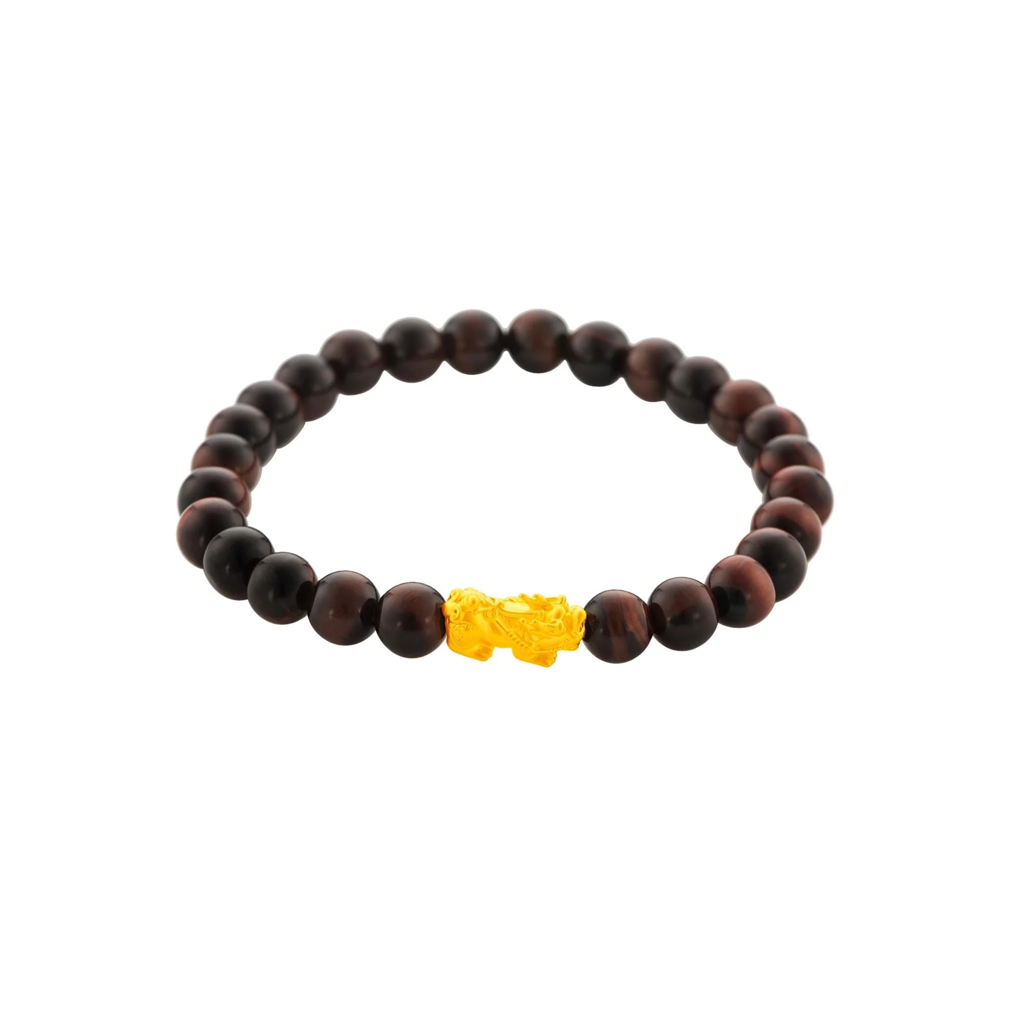 999 Gold Mini Pixiu 貔貅 with Auspicious Beads Bracelet - Image 21