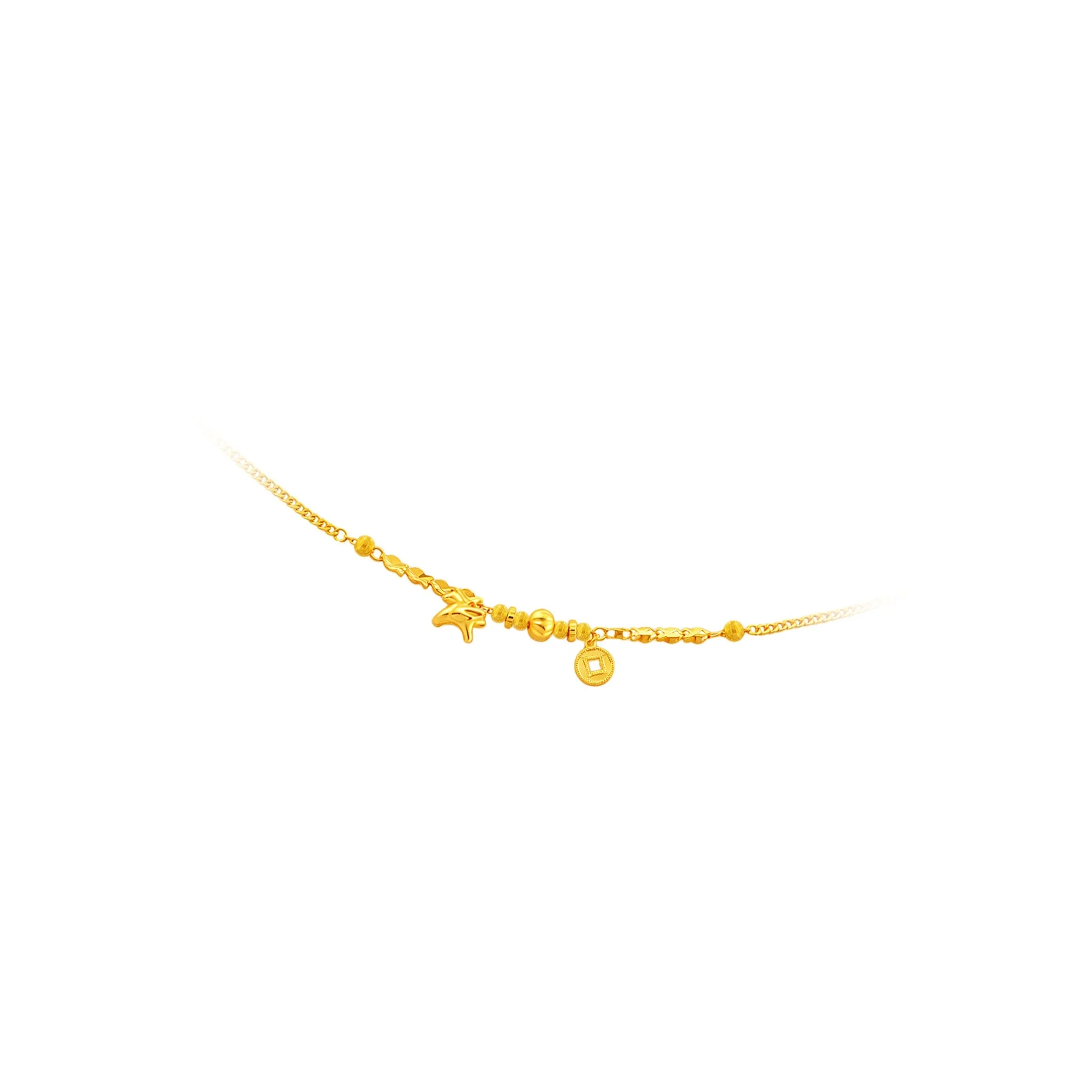 999 Gold Pegasus Fortune Ancient Coin Bracelet (飞黄腾达) - Image 2