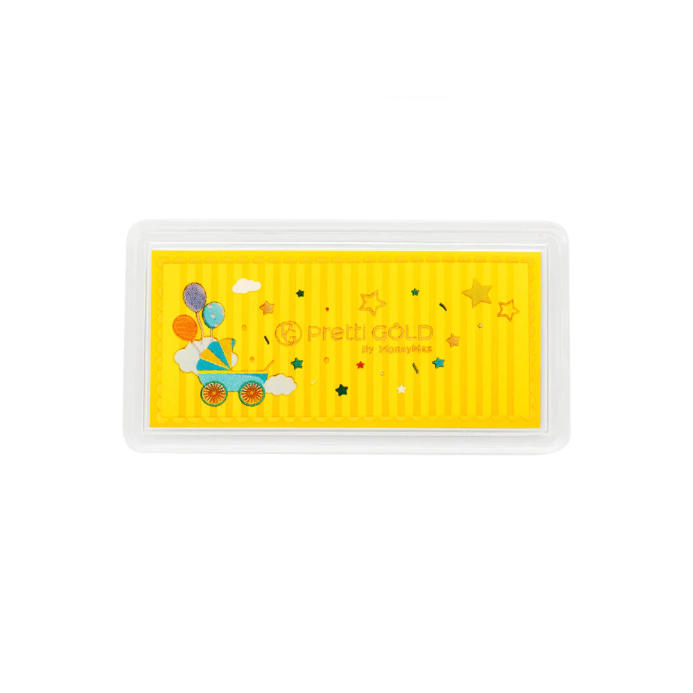 999 Gold Welcome Little Baby Gold Bar - Image 3